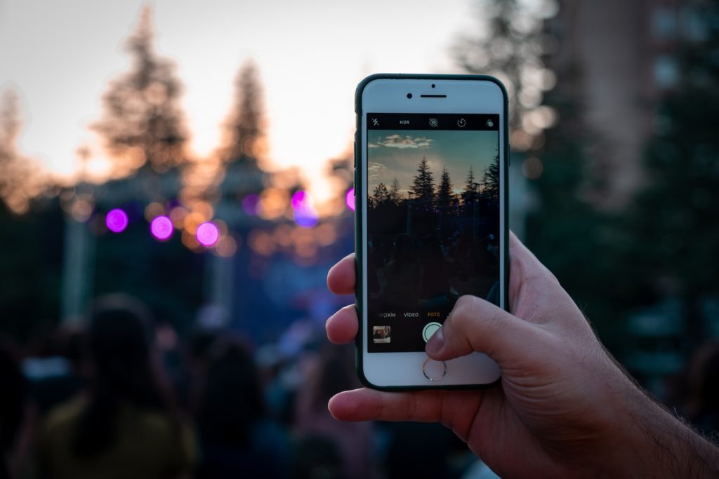 capturing a photo