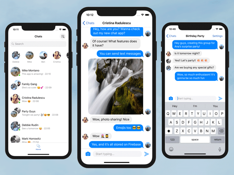 chat app template