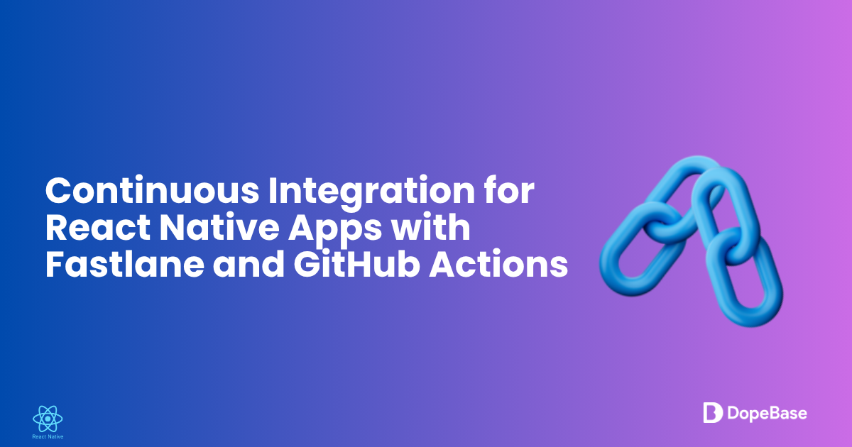 continuous integration on react native apps