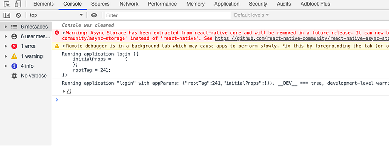 error logs