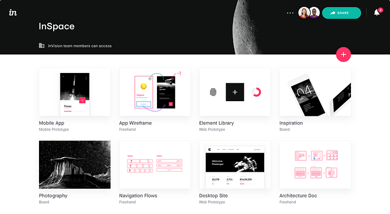 invision Ui